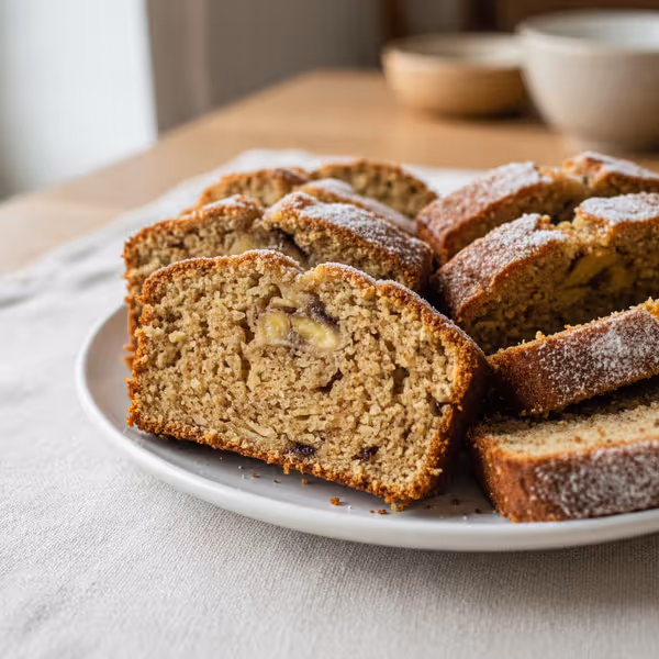 Banana bread sans farine ni sucre