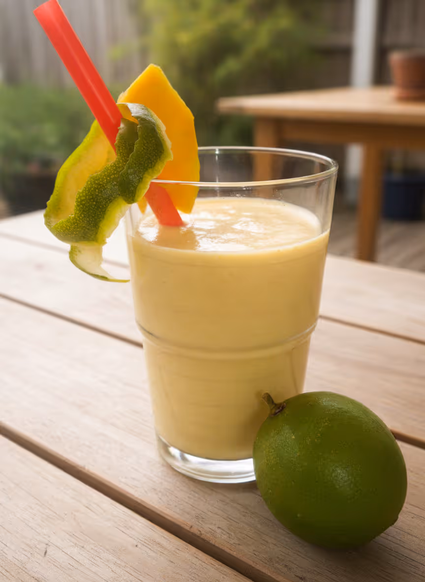 Boisson mangue-coco, prêt à servir