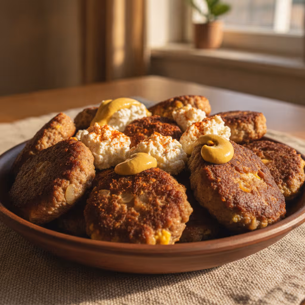 Boulettes de bœuf sans pain, prêt à servir