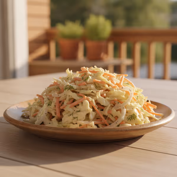 Coleslaw américain – salade de chou crémeuse