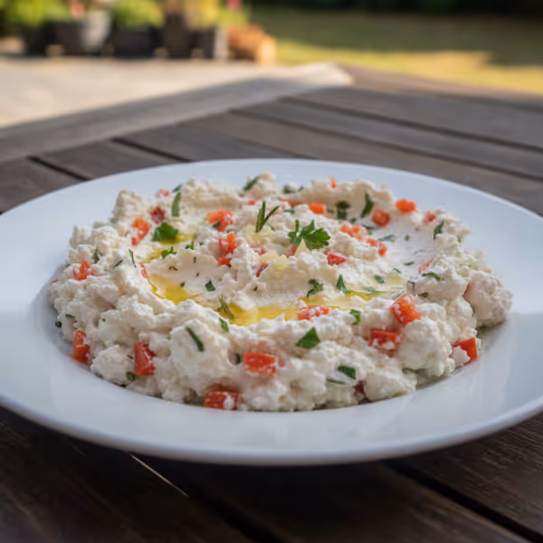 Crème de feta au poivron